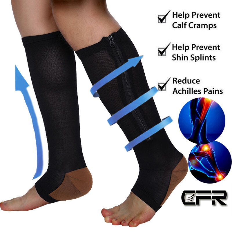 Sports Stretchy Vital Socks Circulation Recover Compression 20-30mmHg Men Women