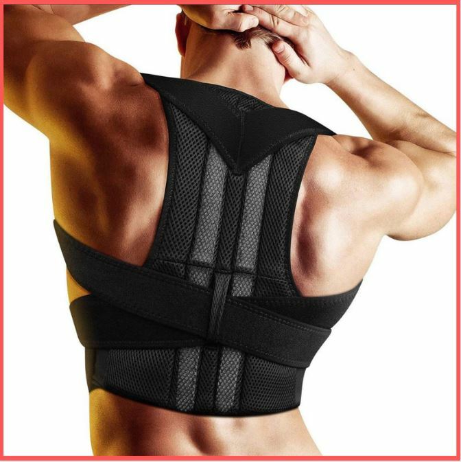 Fajas Ortopedicas Para Hombres Faja Correctora De Postura La Espalda Talla S-3XL