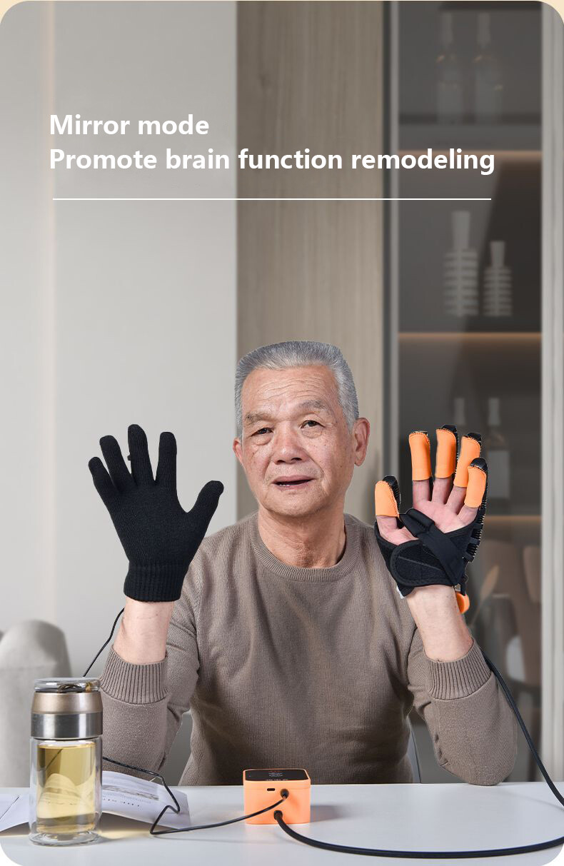 Hand Function Rehabilitation Robot Gloves Finger Hemiplegia Recovery Trainer USB