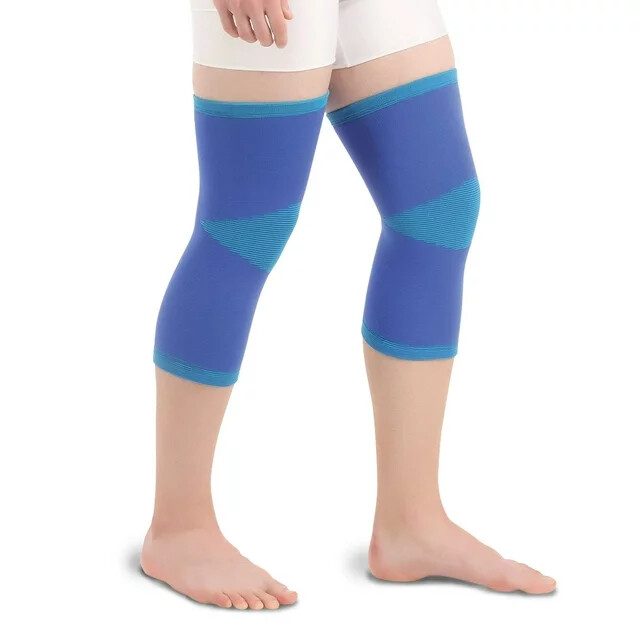 Flamingo Premium Knee Cap , 4-Way Stretch Brace, Arthritis Relief, Blue, Unisex