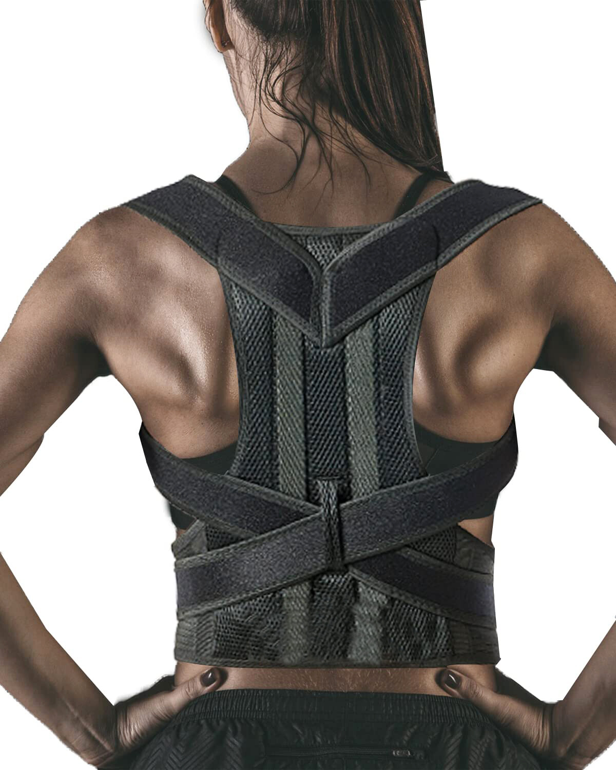 Medical Scoliosis Posture Corrector Spine Back Support Shoulder Brace Belt USPS