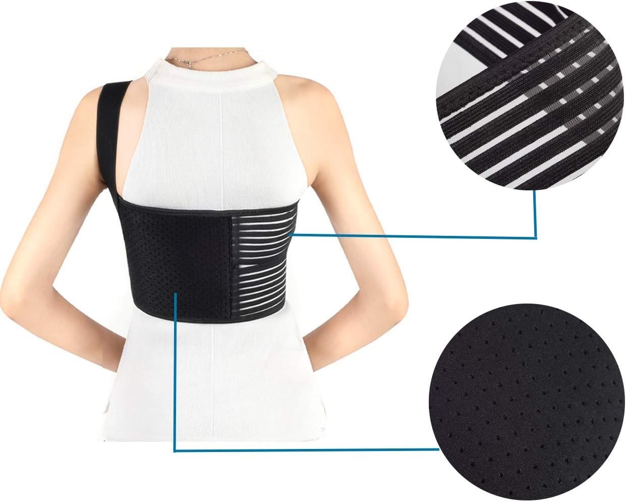 Broken Rib Brace, Rib Belt for Men and Women, Rib Cage Protector Wrap Rib Bel