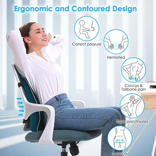 Lumbar Support Pillow for Office Chair Car Lumbar Pillow Lower Back Pain Relief