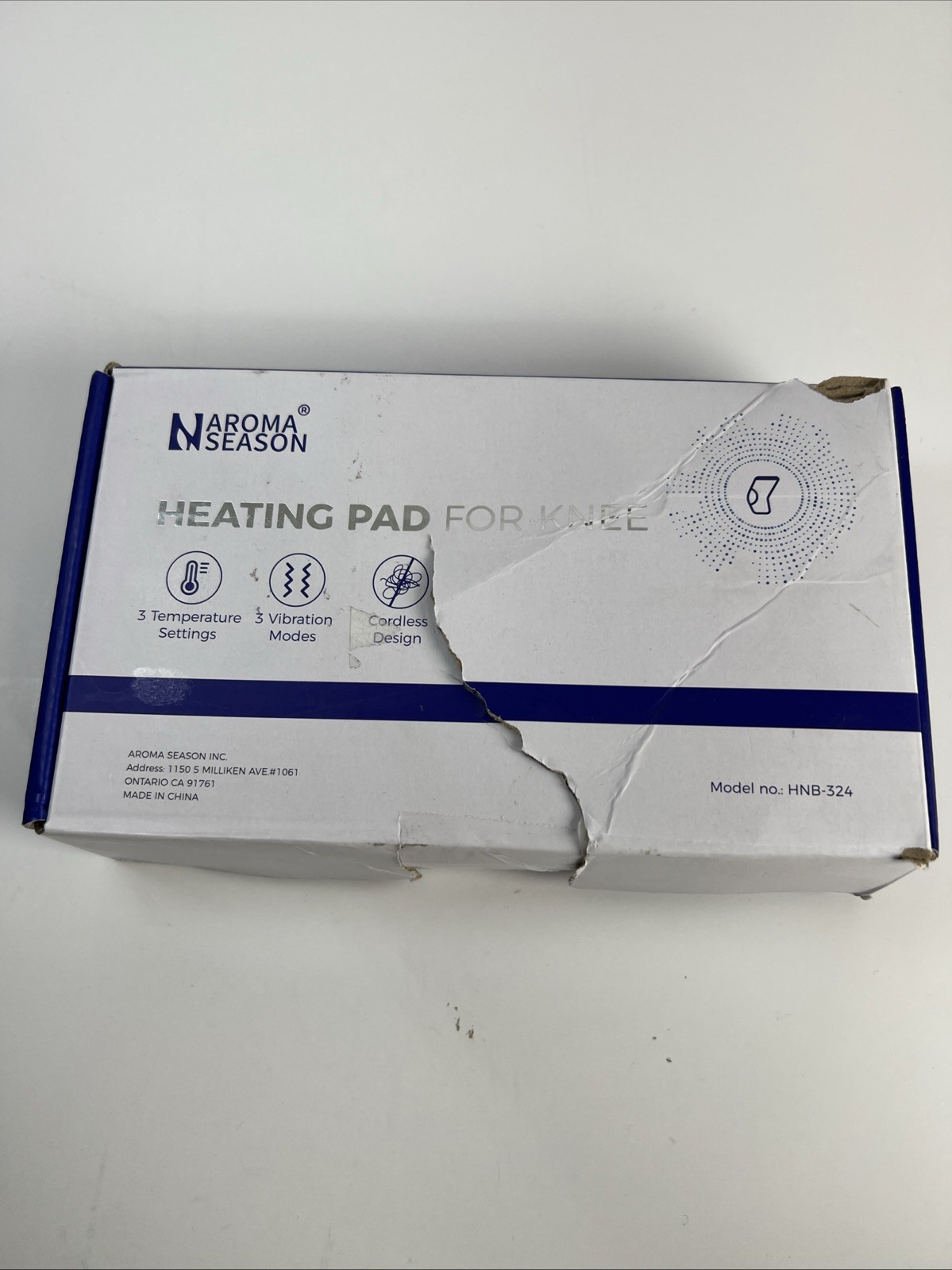 Aroma Season Heating Pad For Knee 3 Heat settings HNB-324