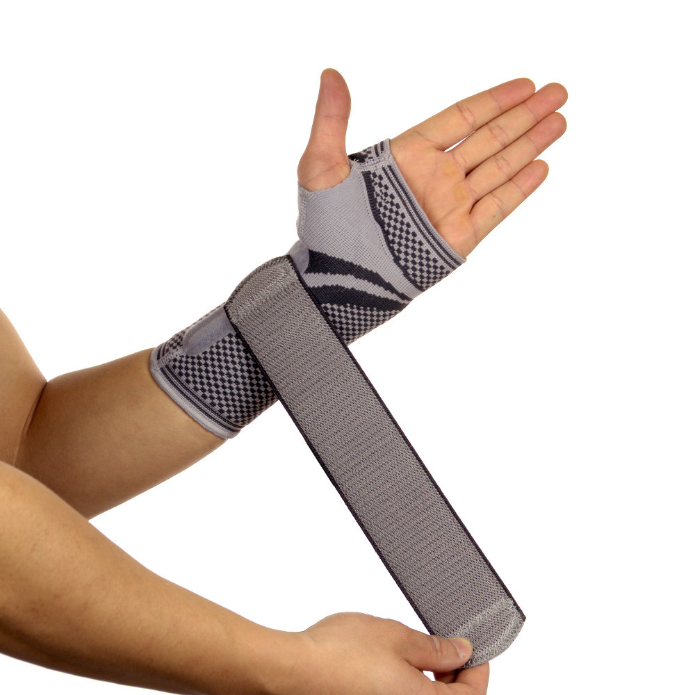 Centron Breathable Active Elastic Wrist Support With Gel Pad & Aluminum Stays