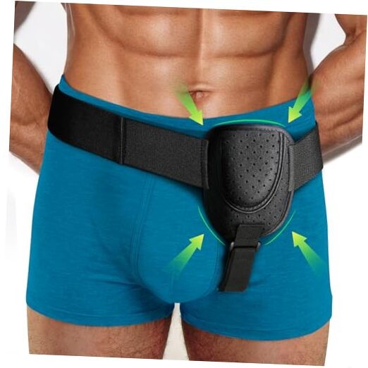 Hernia Support Belt for Men or Women for Unilateral Inguinal Hernia One Size