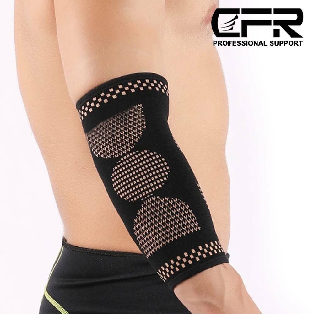 Copper Compression Elbow Sleeve Brace Tendonitis Golfers Tennis Elbow Arthritis