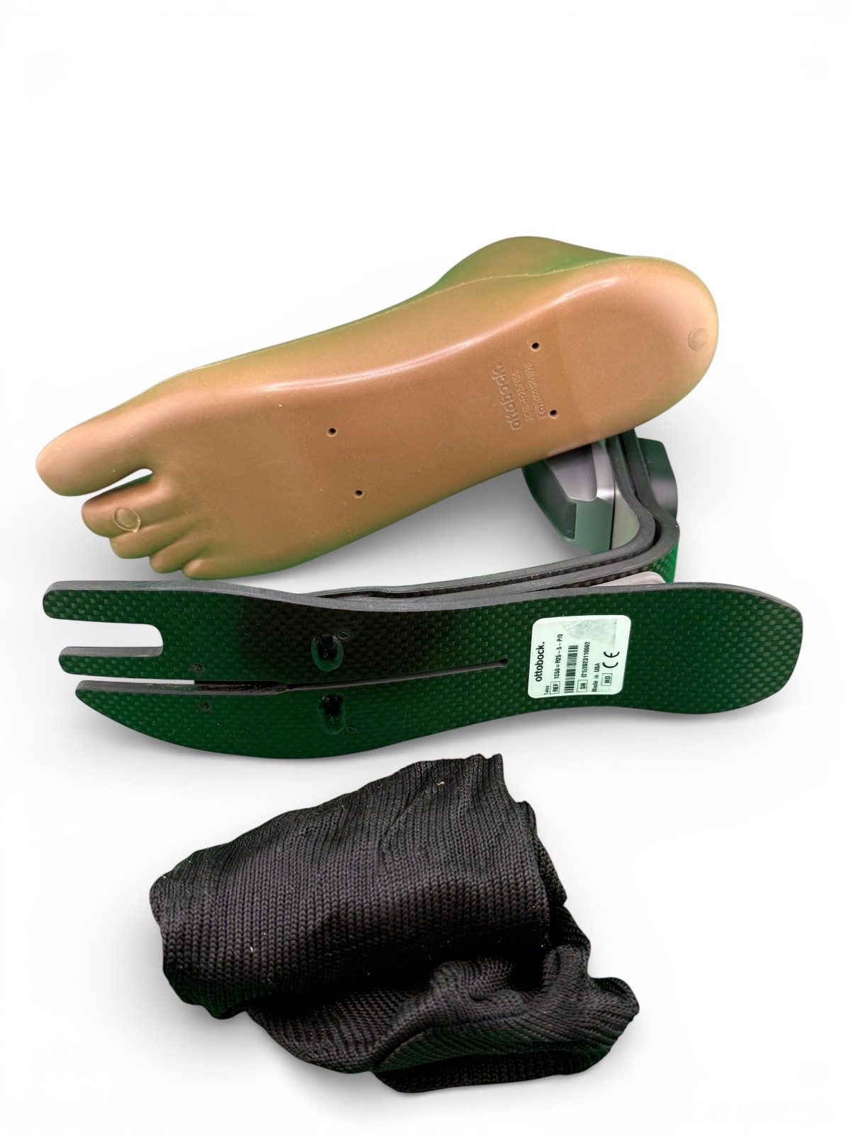 Ottobock Otto bock Taleo Prosthetic Foot, Size 25 Category 5, 1C50, right