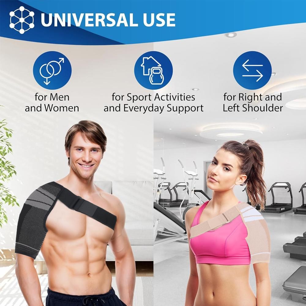 1pcs Shoulder Brace for Men Women Pain Relief Torn Rotator Cuff Injuries Support