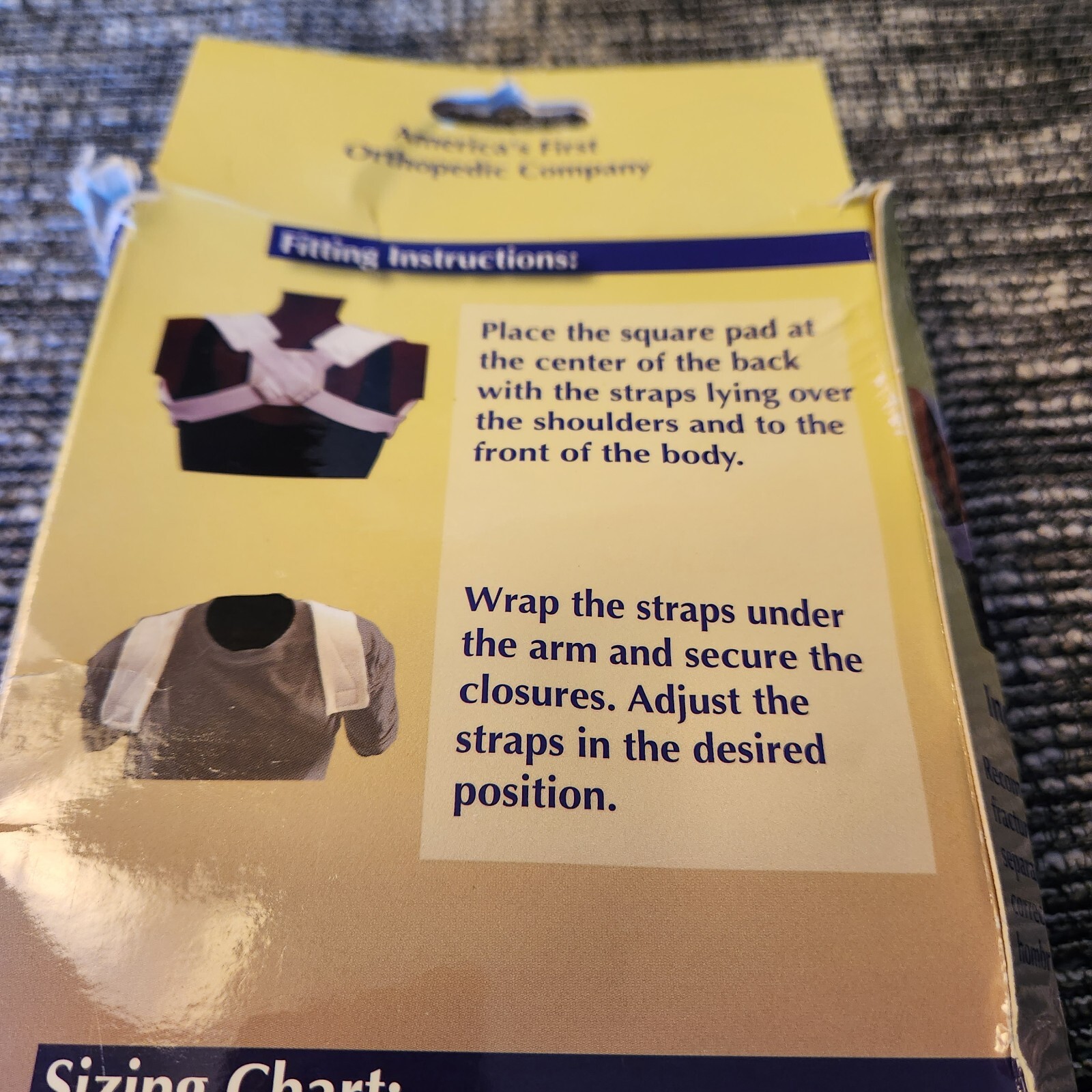 Clavicle Support Bell Horn Small, New in Package