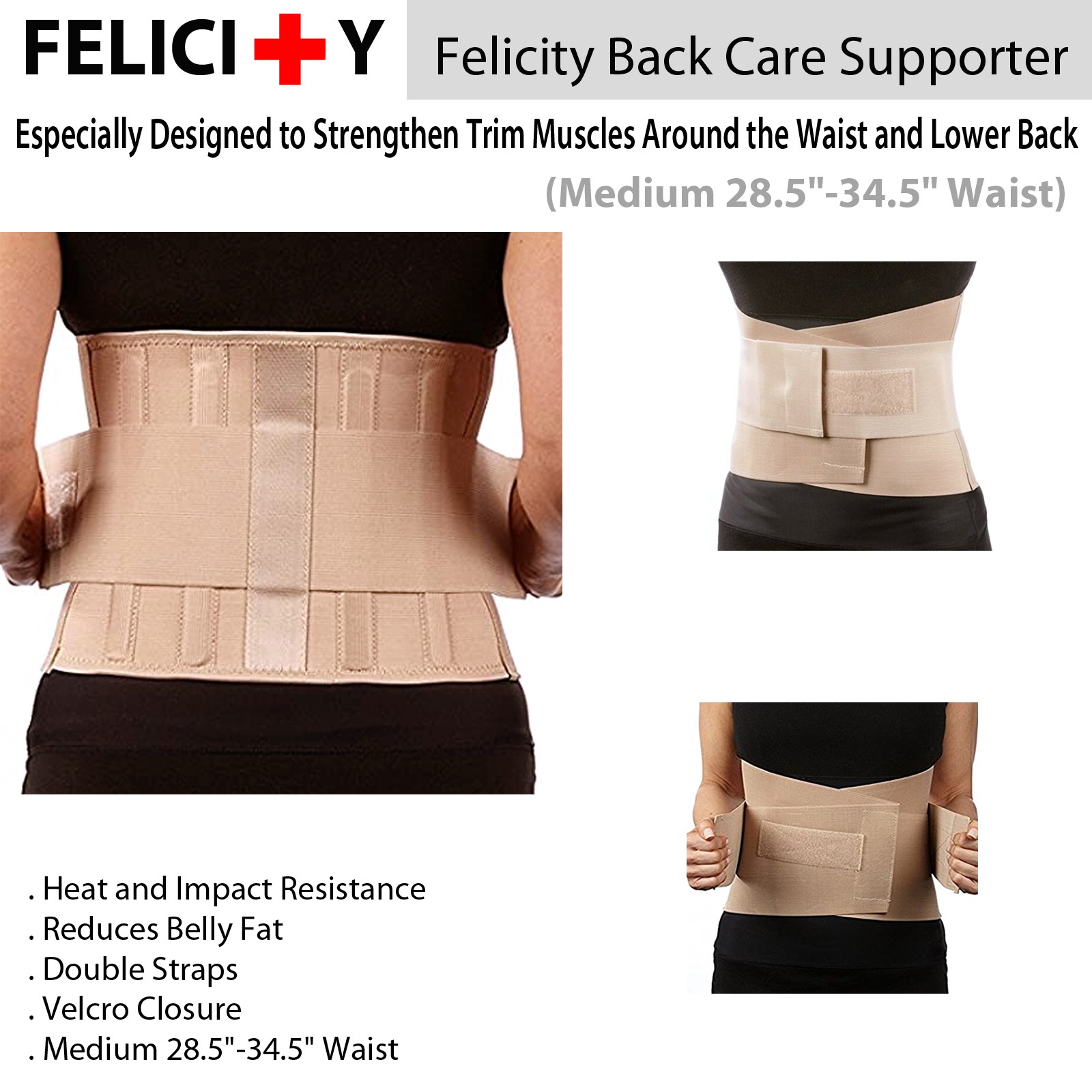 Felicity Back Care Supporter (Medium 28.5″-34.5″ Waist)