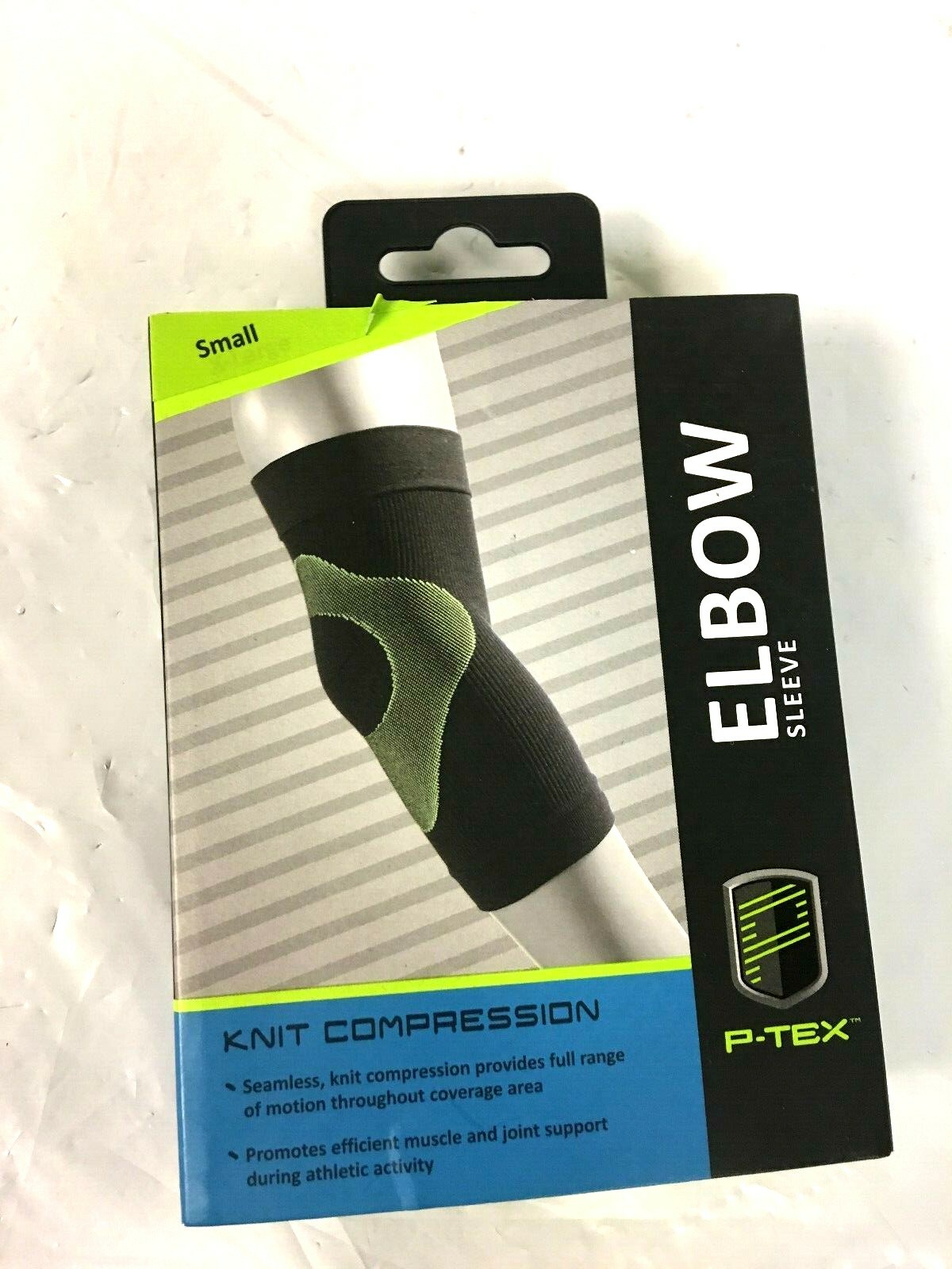 NEW P-tex E400 Knit Compression Elbow Sleeve Size SMALL