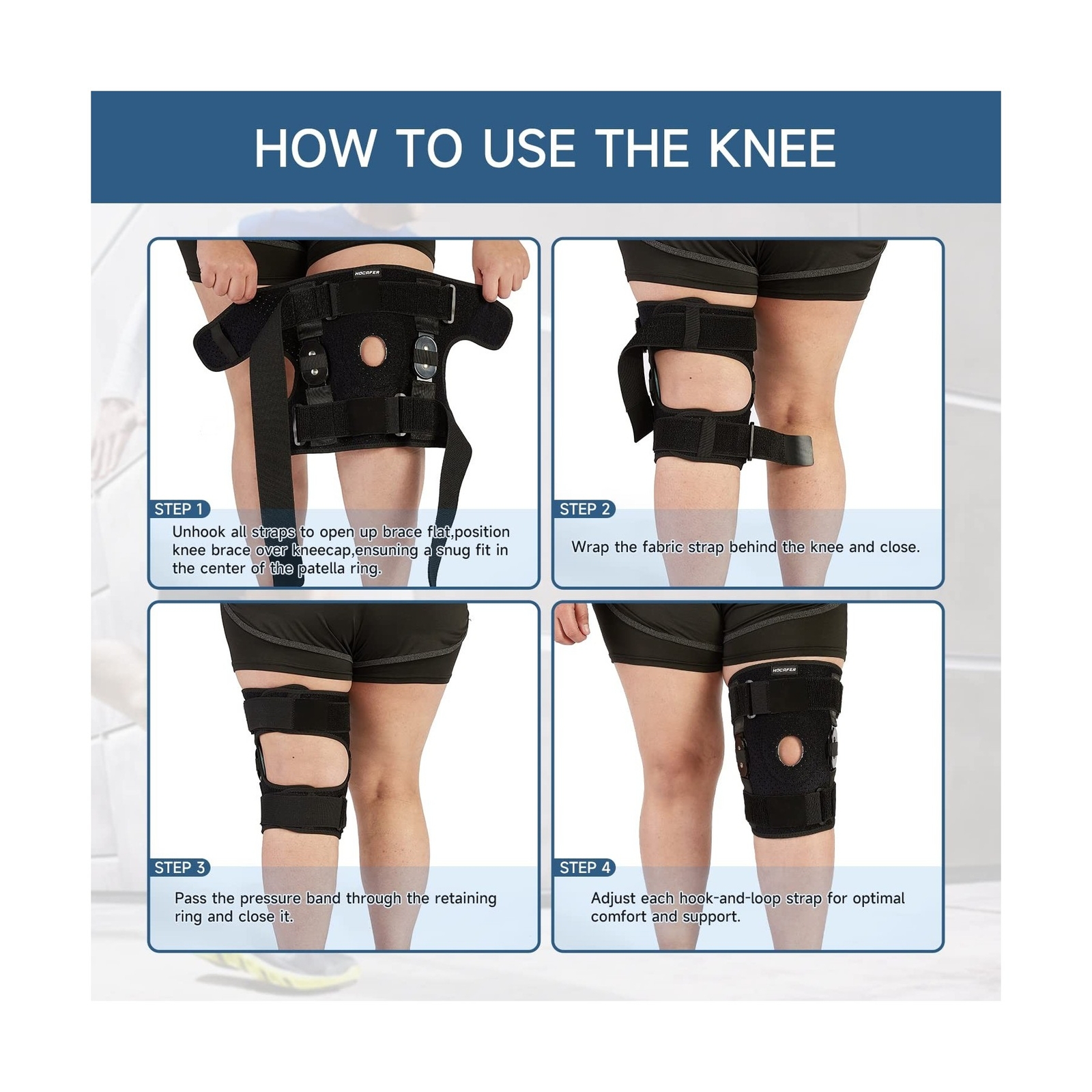 Plus Size Knee Brace XL-8XL,Stable Support of The Decompression Knee, Effecti…