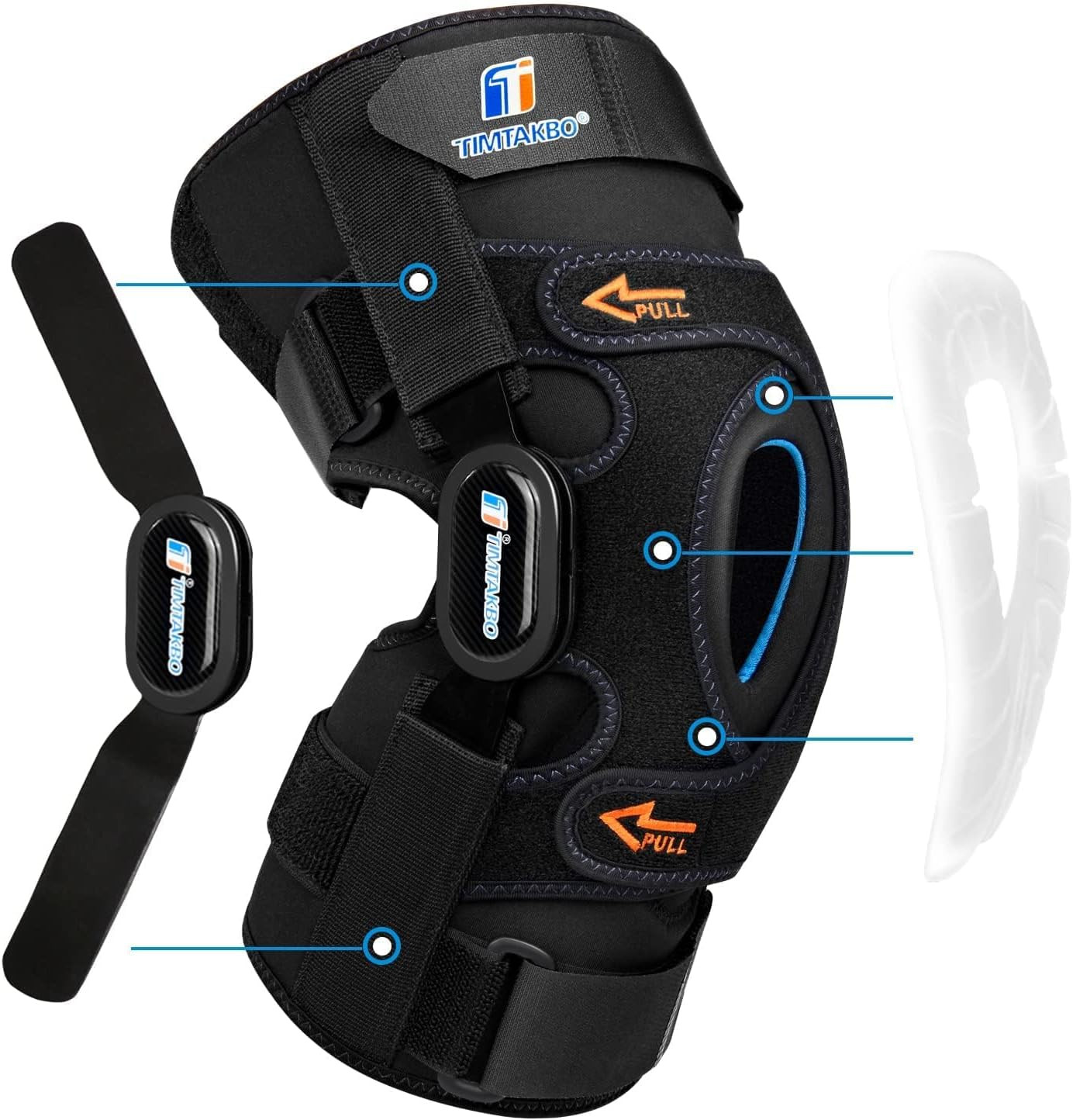 Plus Size Hinged Knee Brace for Pain Relief & Support – GEL Stabilizers
