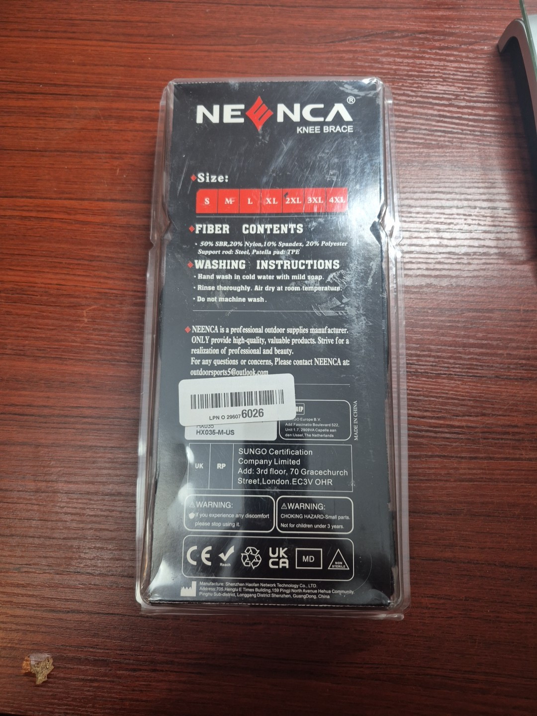 NEW NEENCA Professional Knee Brace for Knee Pain, Hinged Knee Support Hx035 (M)