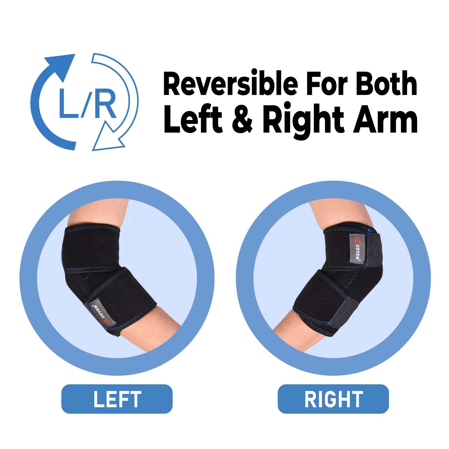 ZOYER Recovery Elbow Brace with Dual Stabilizer