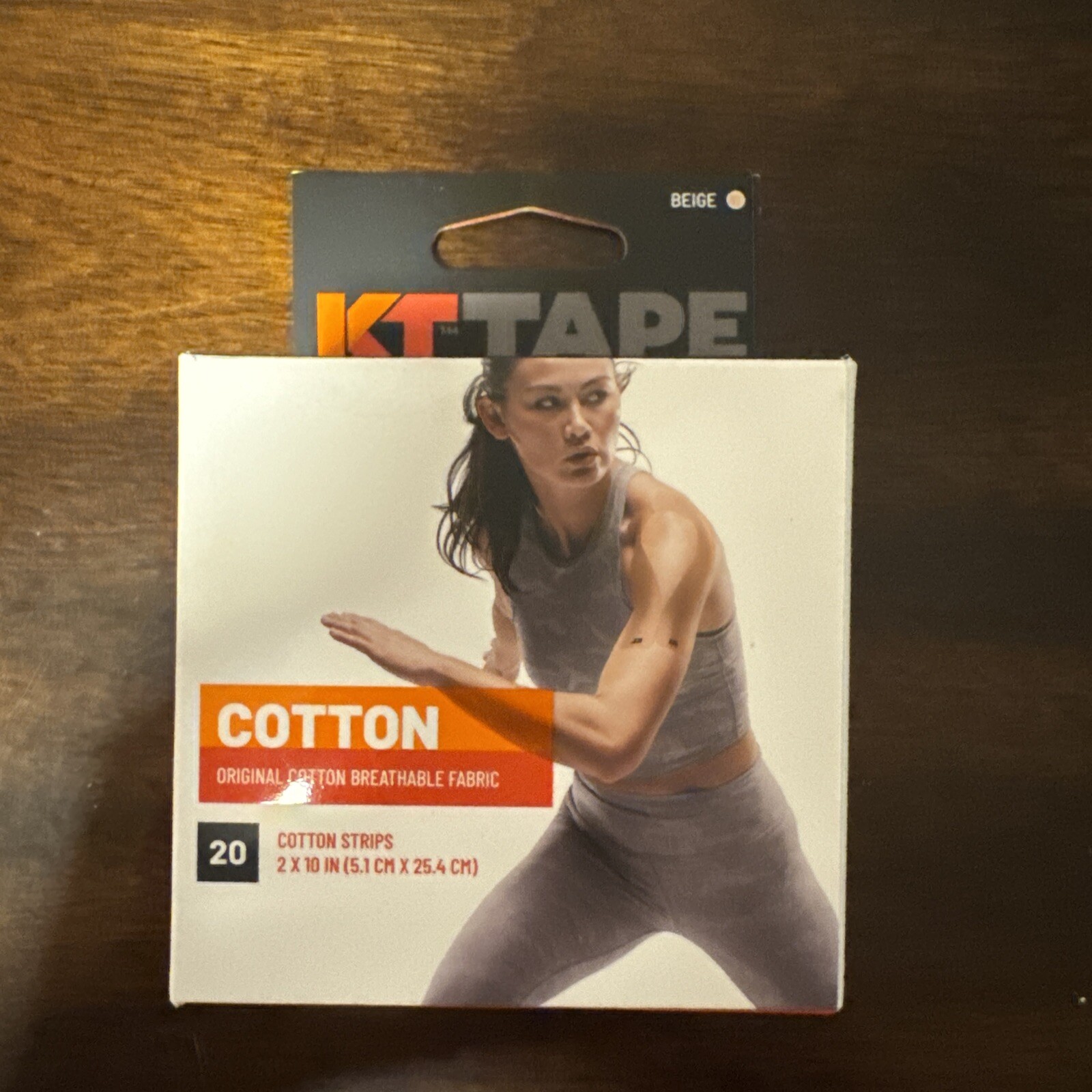 KT Tape, Cotton – 20 PRECUT 10IN STRIPS – BLACK