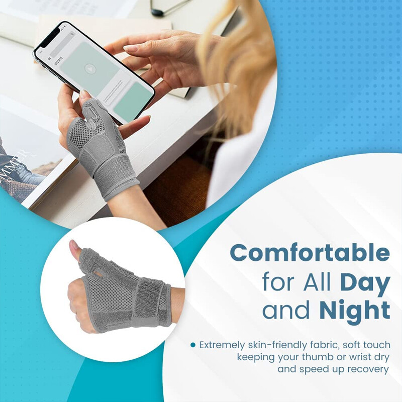Thumb Wrist Support Brace Splint Carpal Tunnel Sprain Arthritis Left/Right Hand