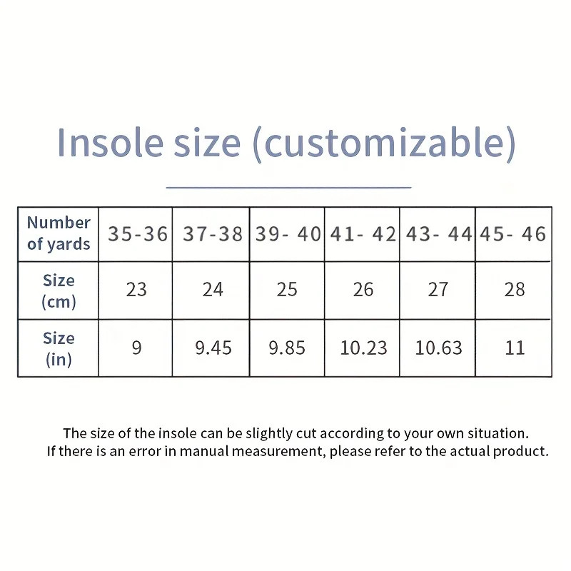 TPU Sports Insoles Soft Elastic Shock-absorbing Breathable Soles Pad Sweat-absor