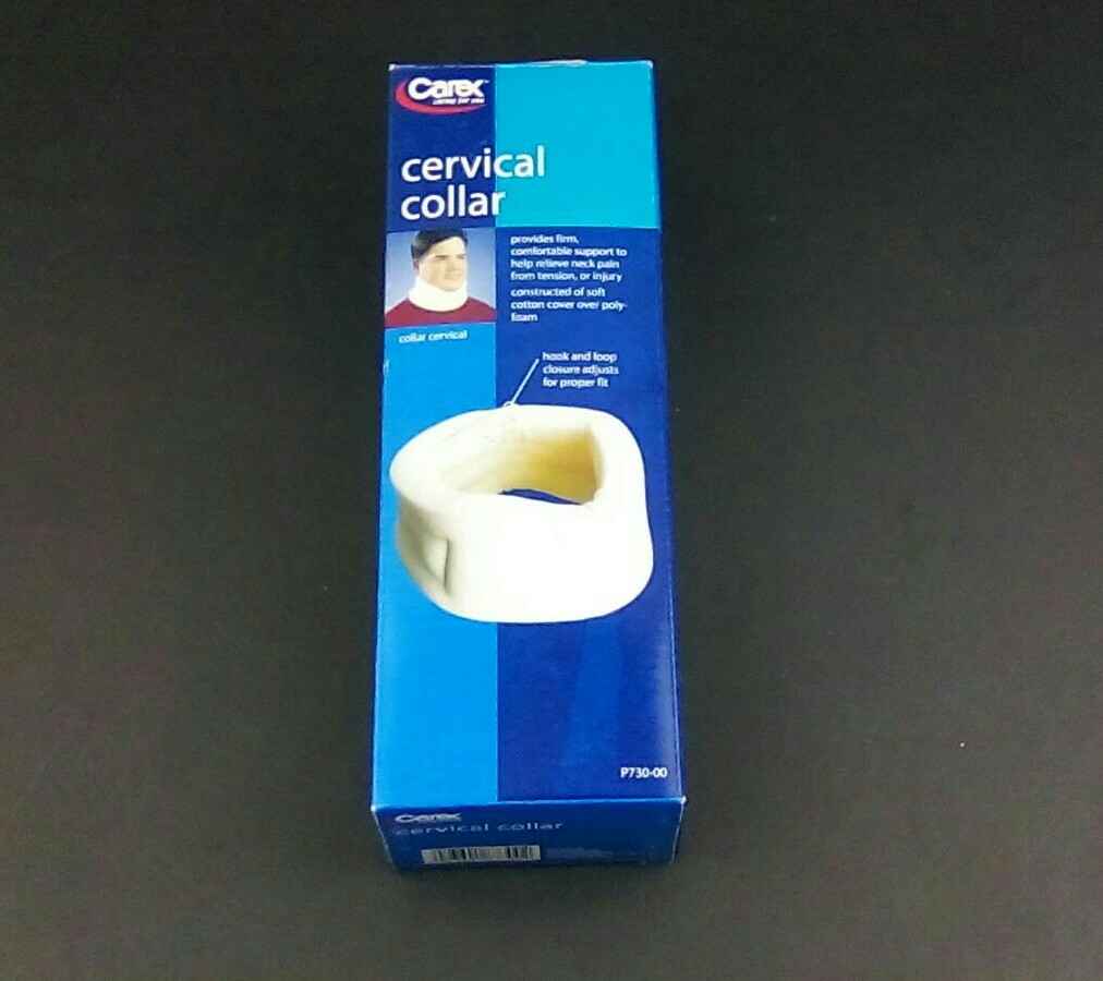 Carex Cervical Collar Neck Sprain Brace Firm Support P730-00