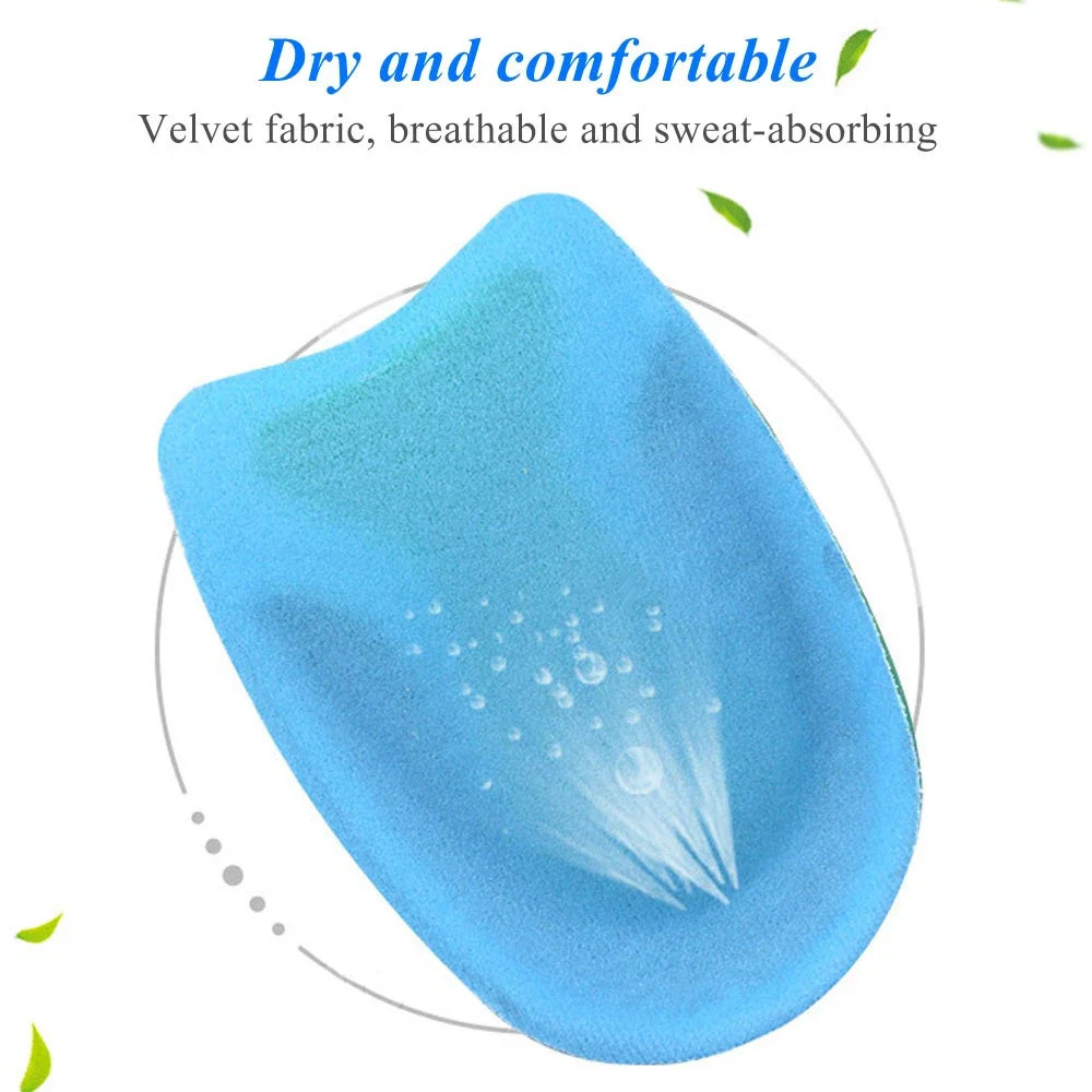 Silicone Heel Cups for Heel Spur Pain Relief Plantar Fasciitis Support Foot Heel