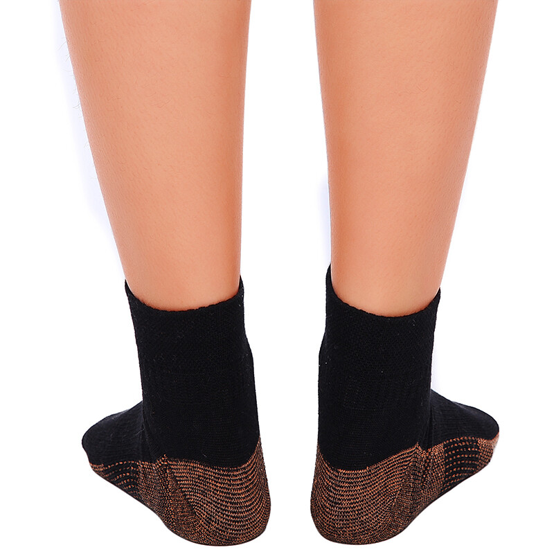 Compression Socks Copper Infused Arch Support Foot Plantar Fasciitis Running