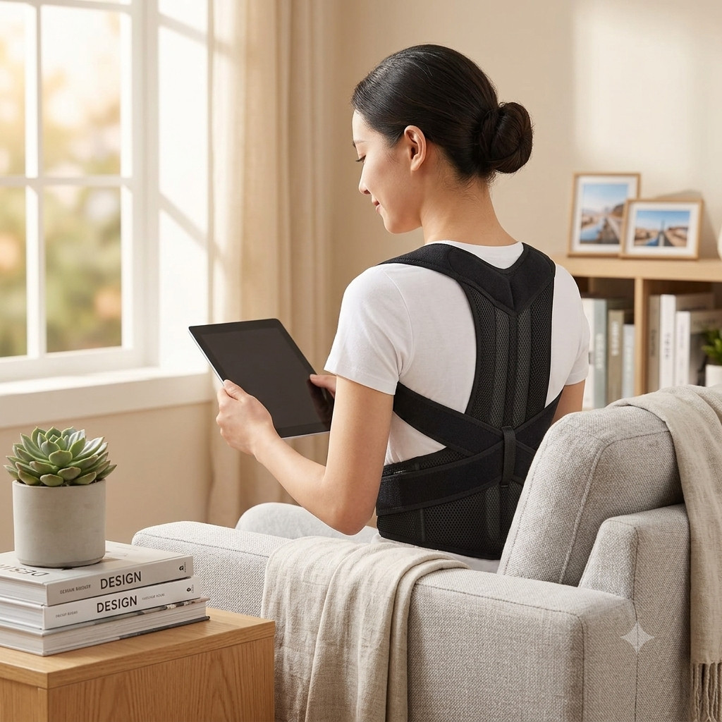Back Support Belt Posture Corrector Lumbar Brace Pain Relief Weight Lifting