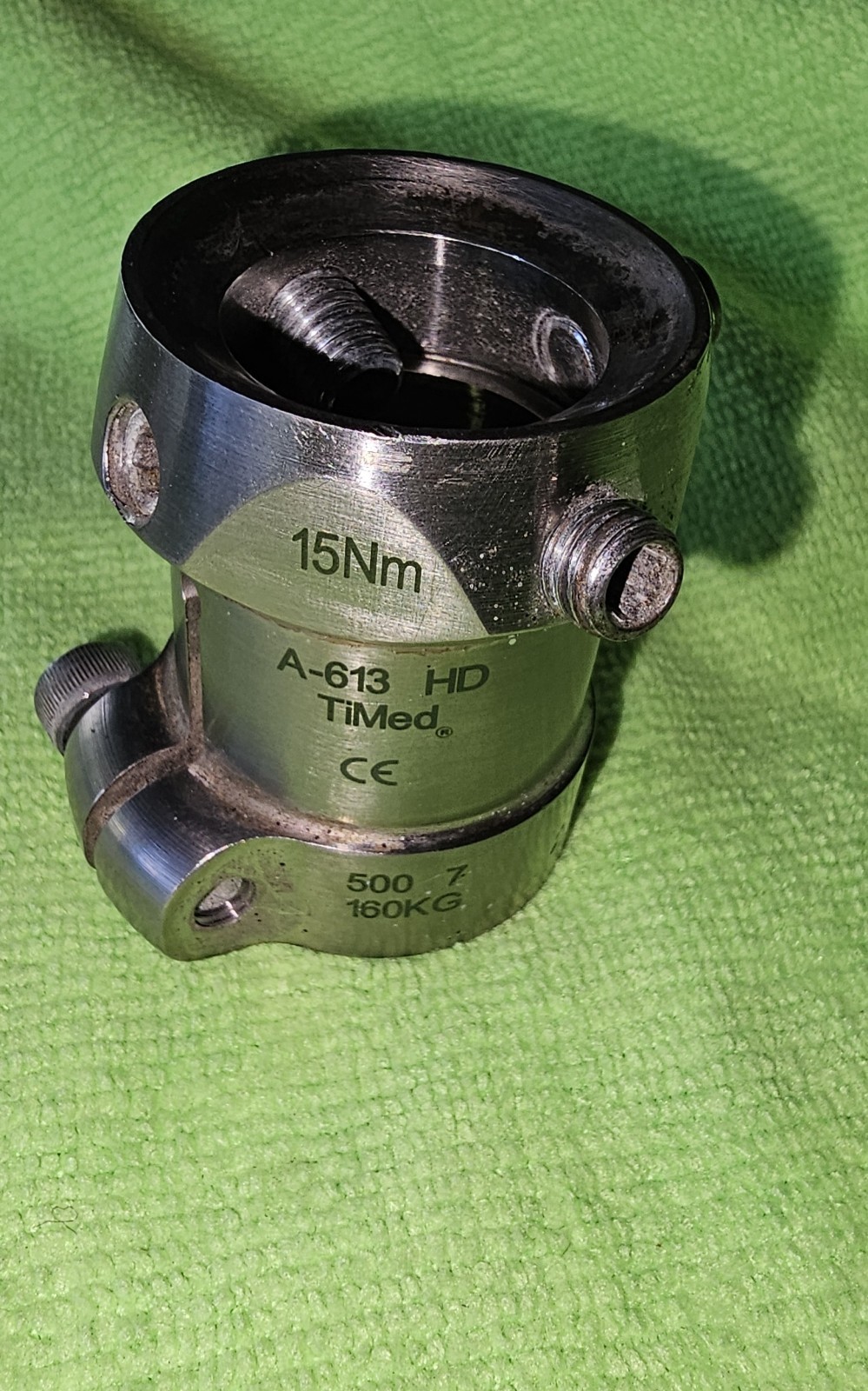 TiMed A-613 HD Titanium Tube Clamp Coupling Adapter for lower limb prosthetics