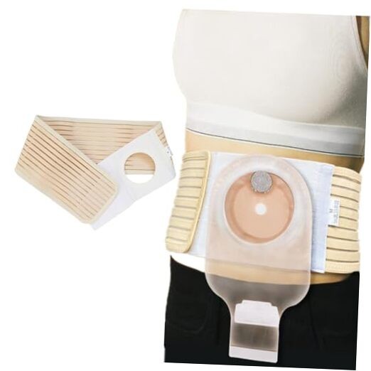 en Or Women Ostomy Belt Breathable Ostomy Hernia Support Belt Abdominal Stoma M