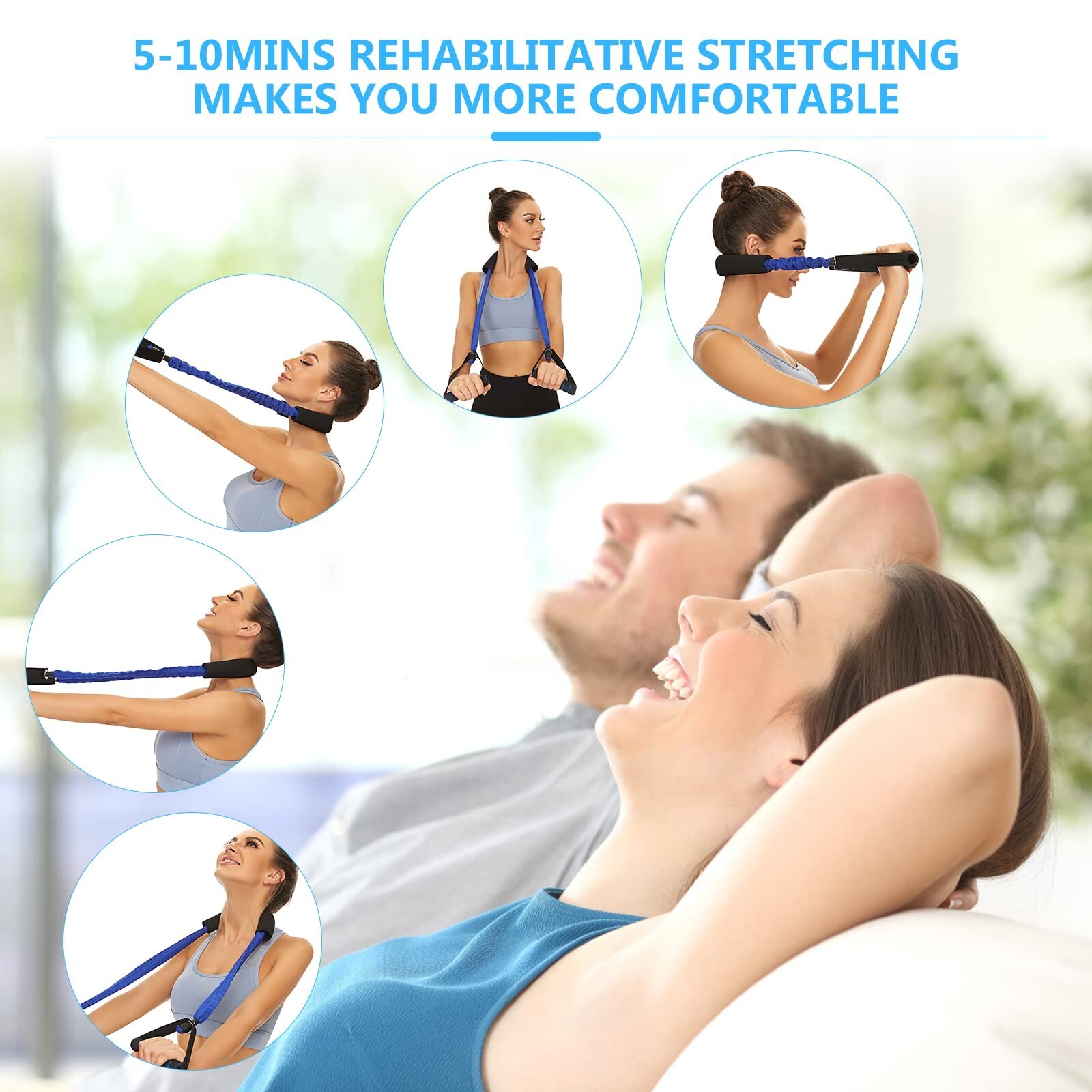 Neck Stretcher Exerciser, Cervical Traction Device for Neck Pain Relief and C…