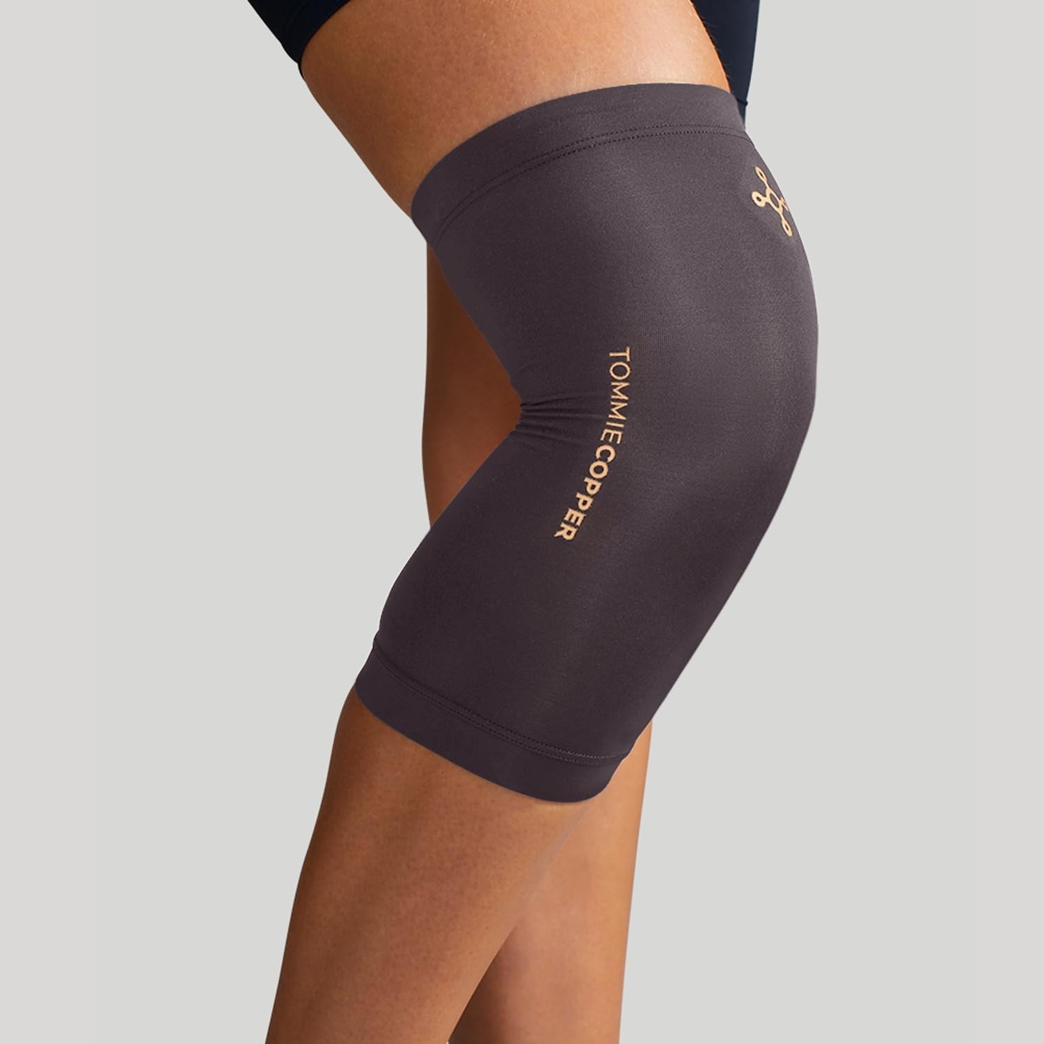 Tommie Copper Women’s Core Compression Knee Sleeve Slate Grey Small 4D Stretch