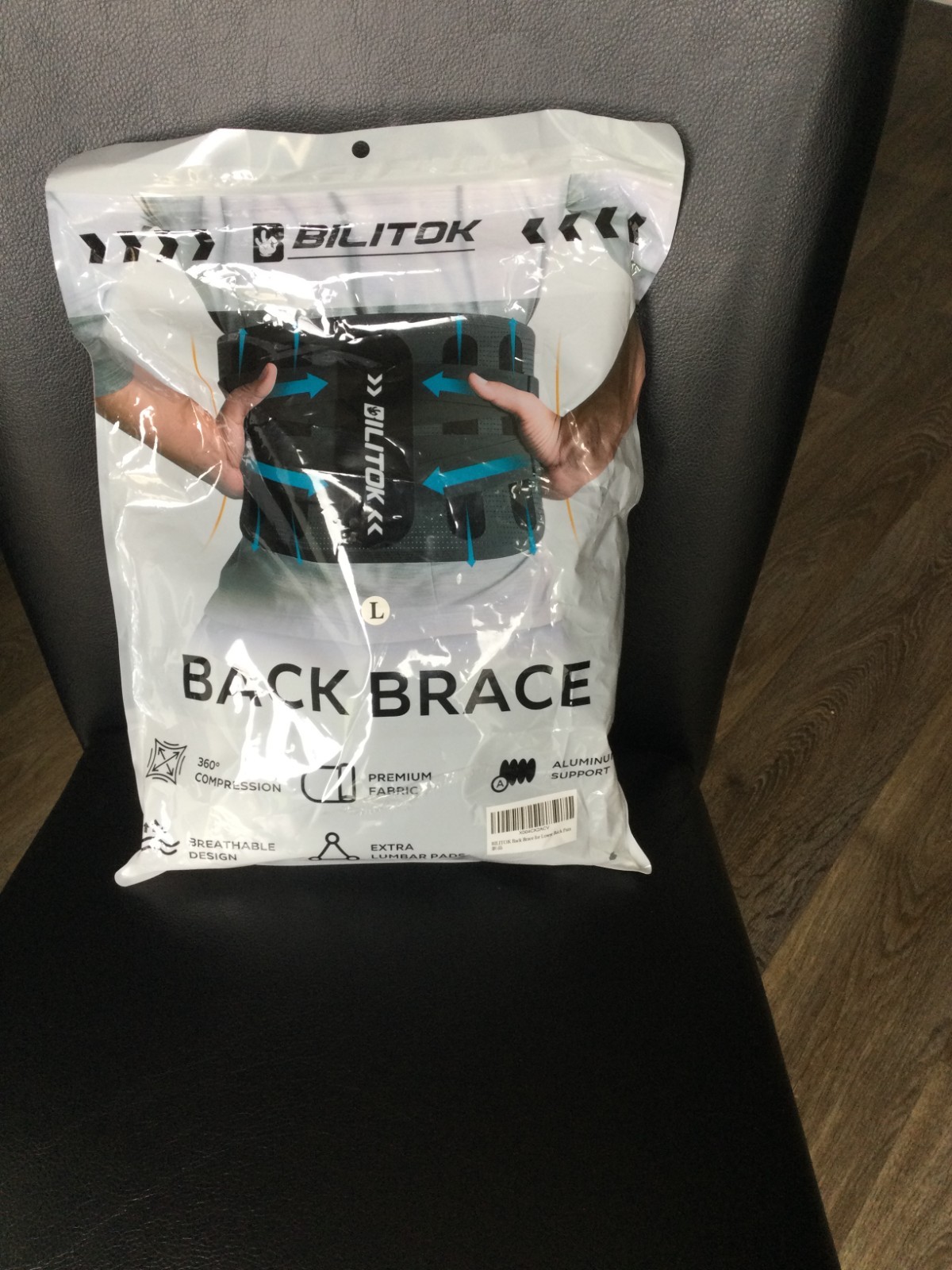 Large Back Brace Lower Back Pain Relief Adjustable Breathable By Bilitok