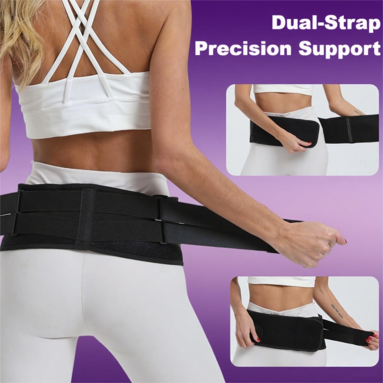 Sacroiliac Hip Belt for Women and Men Anti-Slip and Pilling-Resistant
