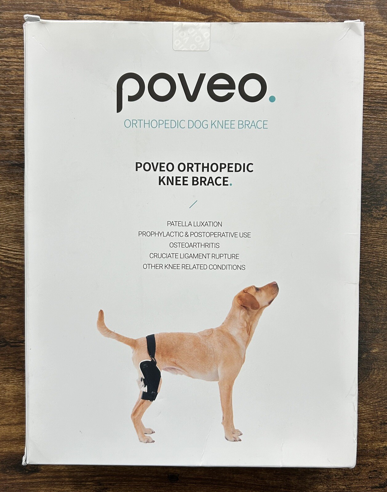 Poveo Orthopedic Dog Knee Brace – Right Leg – 3XL – 55-85Lbs – NEW