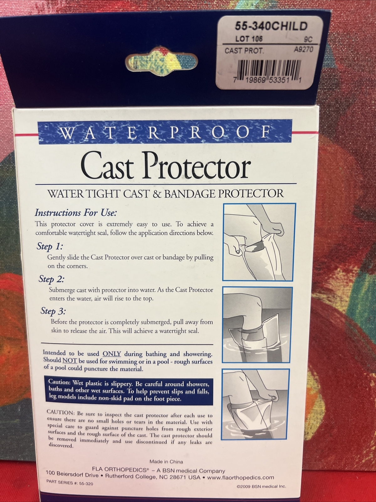 FLA Cast Protector Full Leg Child Size New In Box