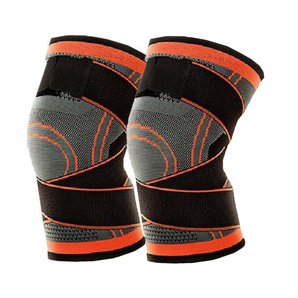 Knee Support Compression Sleeve Meniscus Brace Strap Joint Pain Relief Arthritis