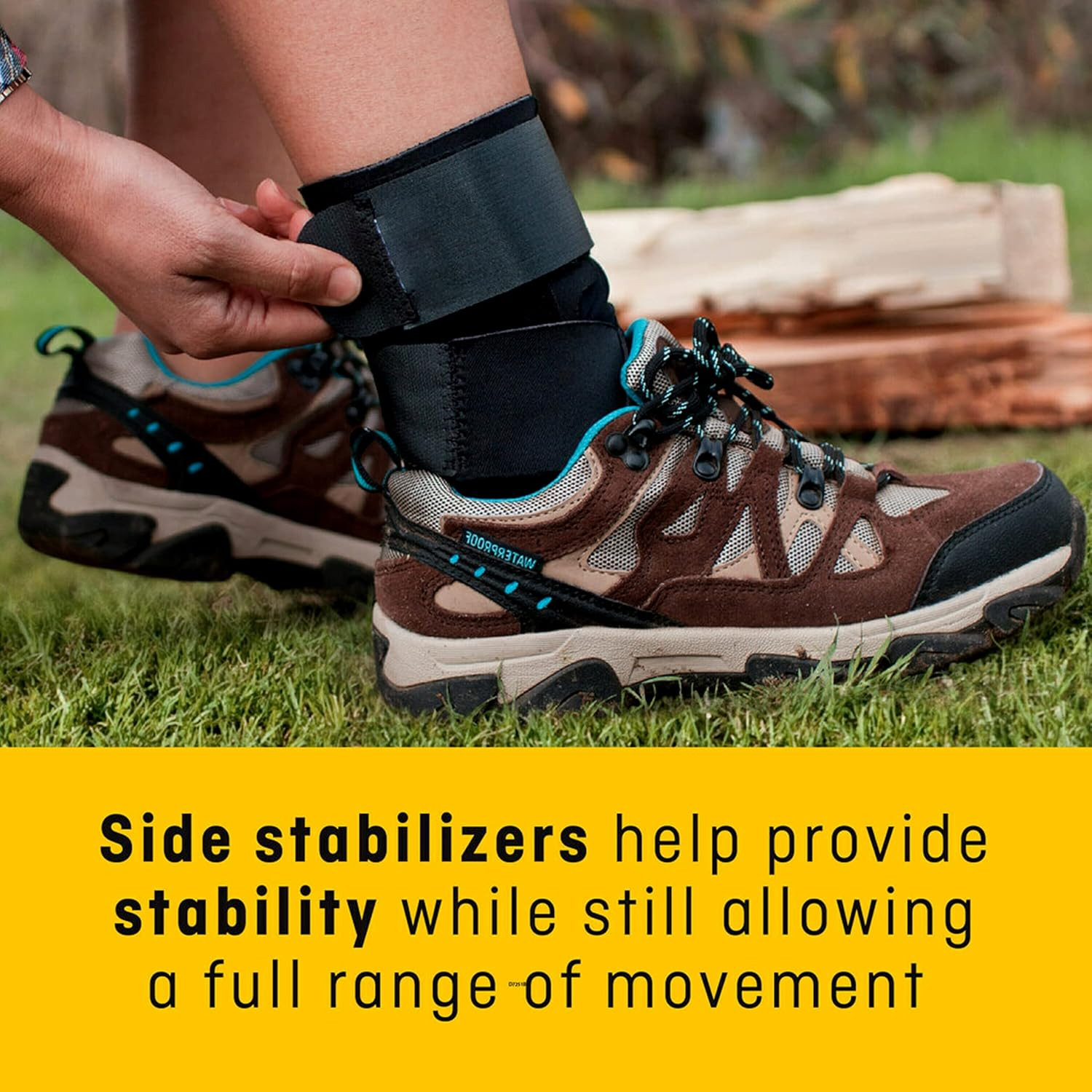 3M Sport Deluxe Black Ankle Stabilizer One Size Hook and Loop Strap for the Foo