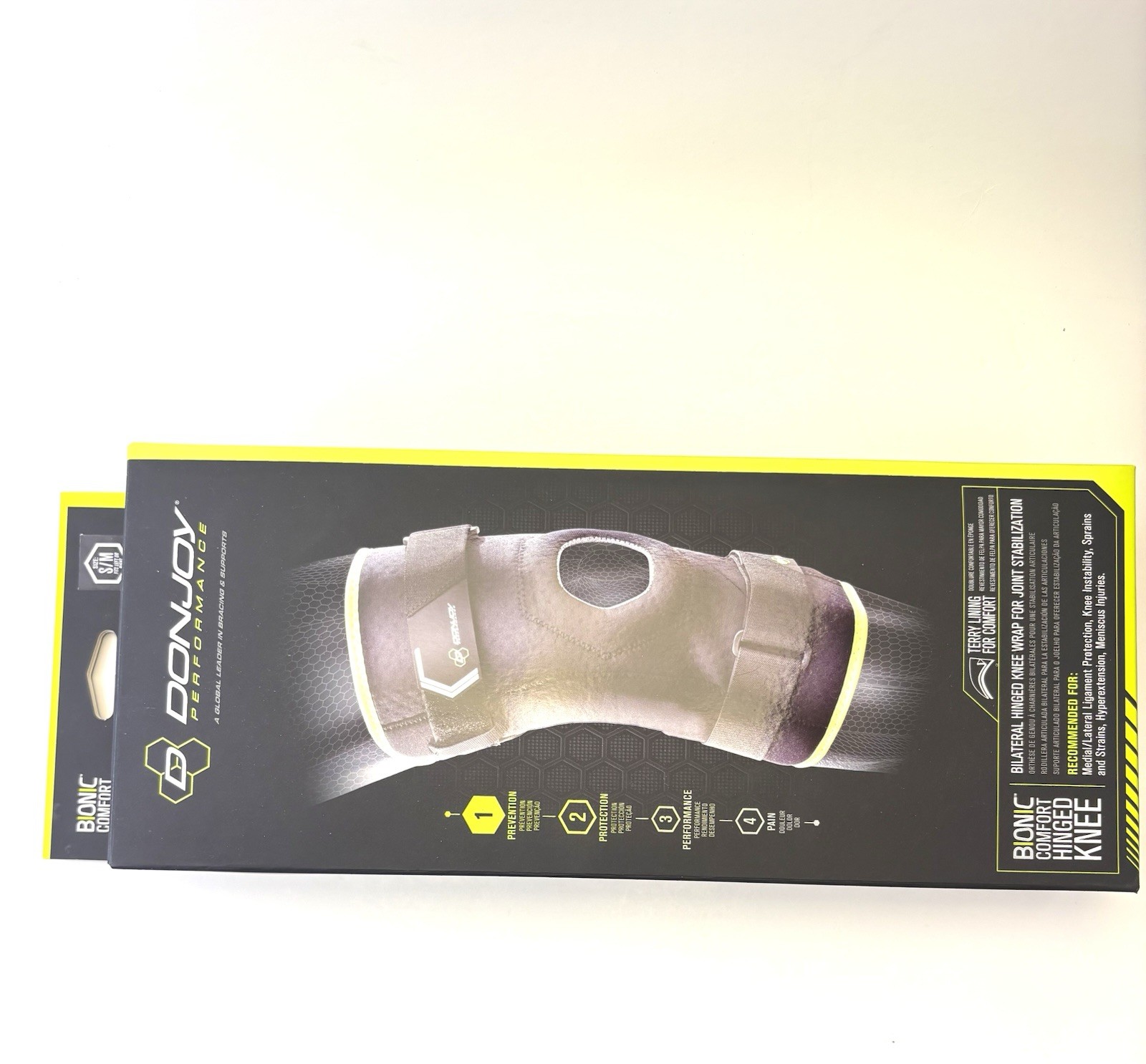DonJoy Performance Bionic Comfort Hinged Knee Brace Support Size Small / Medium
