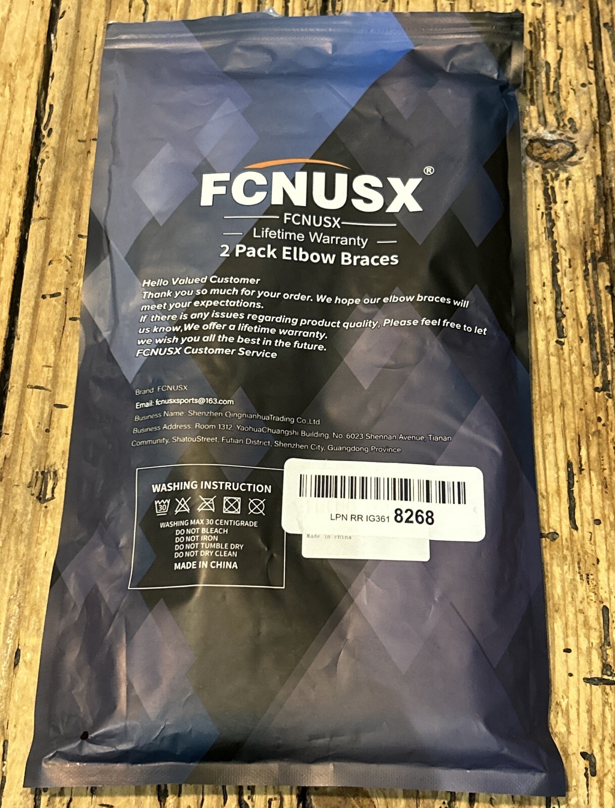 FCNUSX 2 PACK Elbow Braces Copper Size M, Open Pack