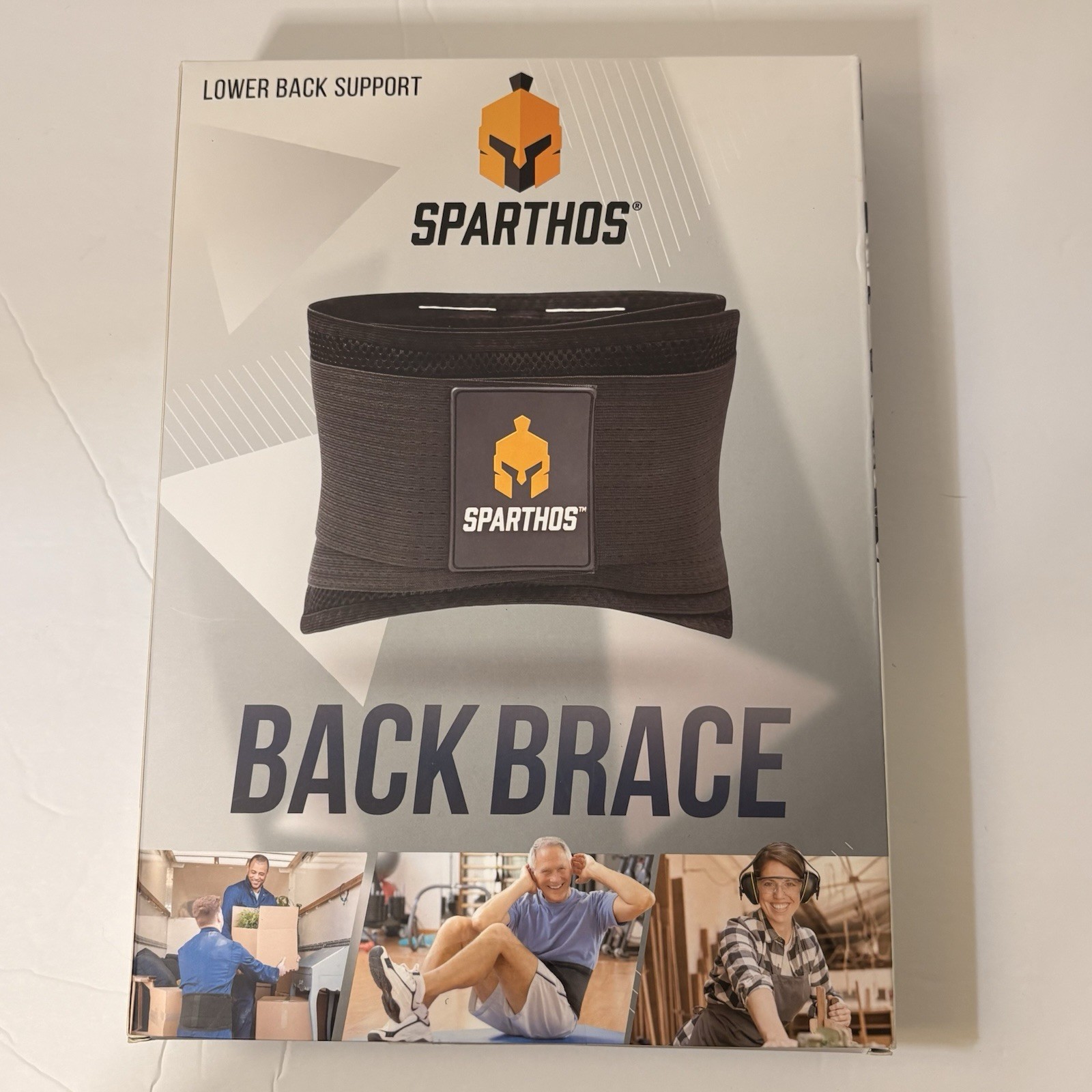 Sparthos Back Brace Size XS Lower Back Support