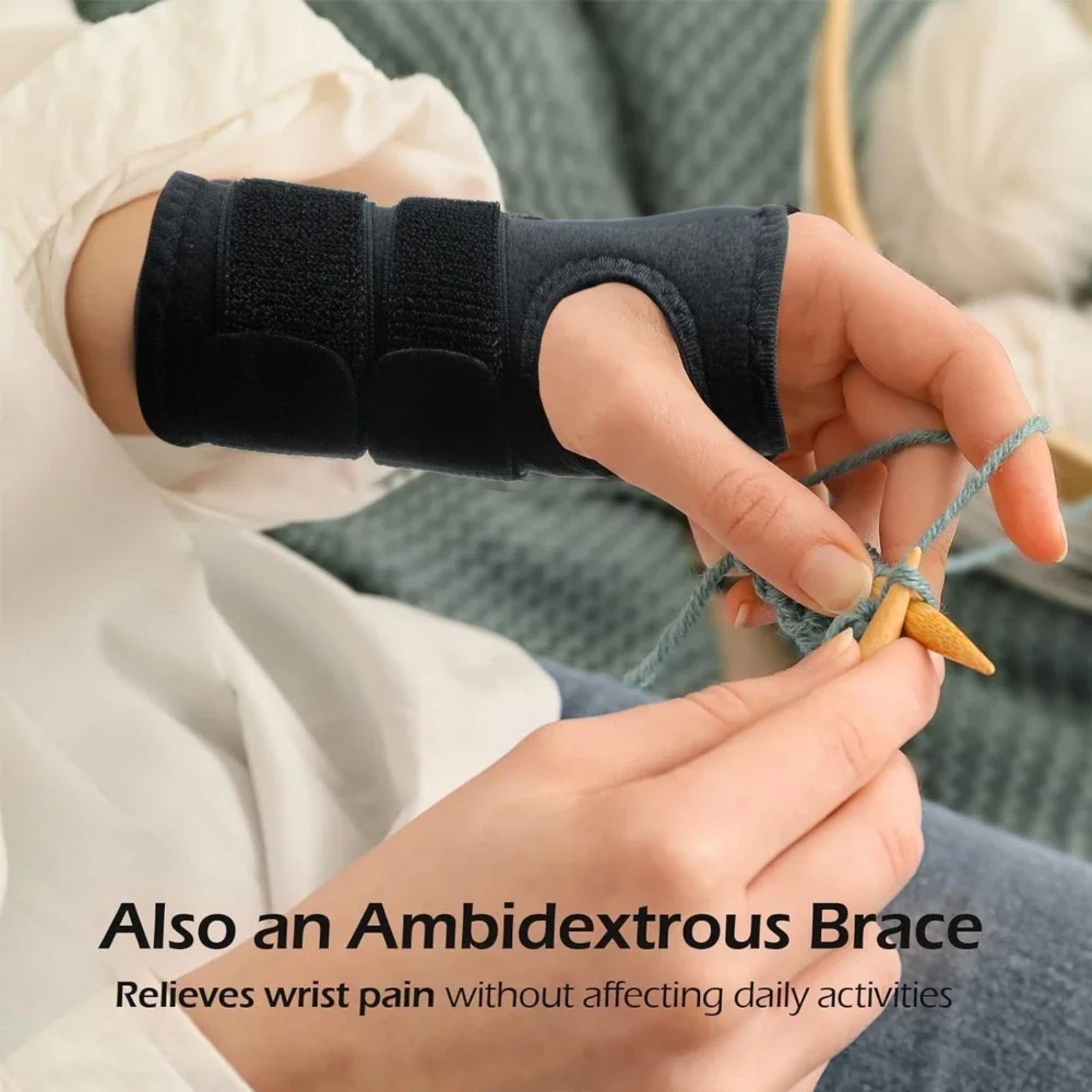 NEW Wrist Brace for Carpal Tunnel – Adjustable Night Support Brace with Splints