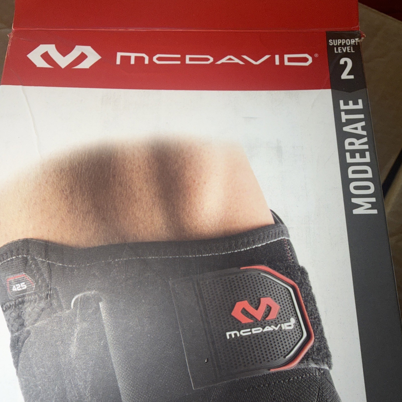 Mcdavid Level 2 Knee support stays & cross straps size large 15”-16”