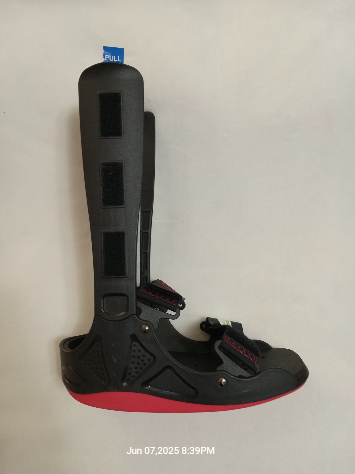 XCeltrax AIR TALL – DJO – DONJOY – Walking Air Boot FooT SIZE- LARGE – Black