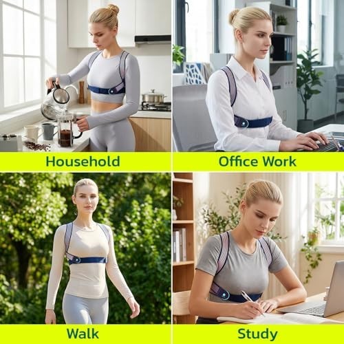 Ultra-light Invisible Posture Corrector for Women, Adjustable Elastic Back Brace
