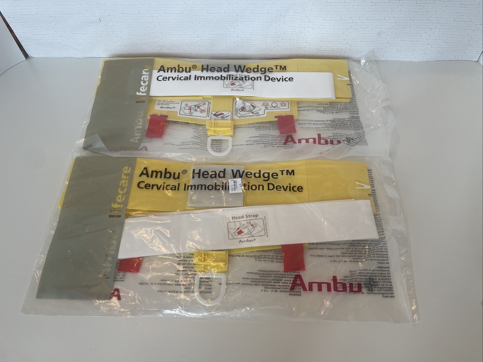 4 Ambu Head Wedge Cervical Immobilization Devices REF 000 264 034 Adjustable Med