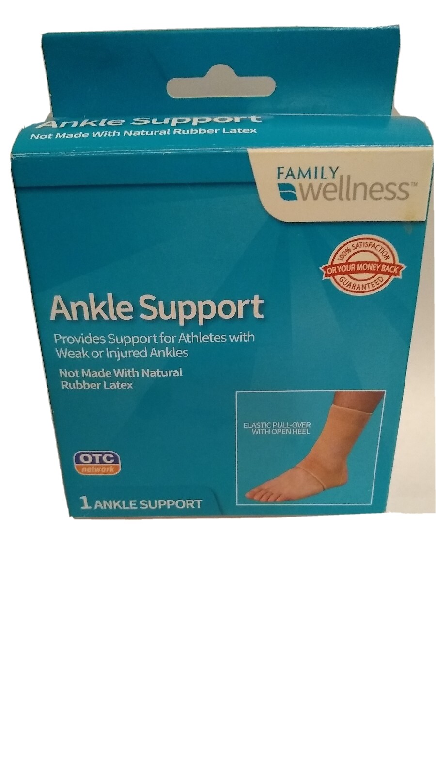 Family Wellness Ankle Support not made with natural rubber latex 1 Ancle Support