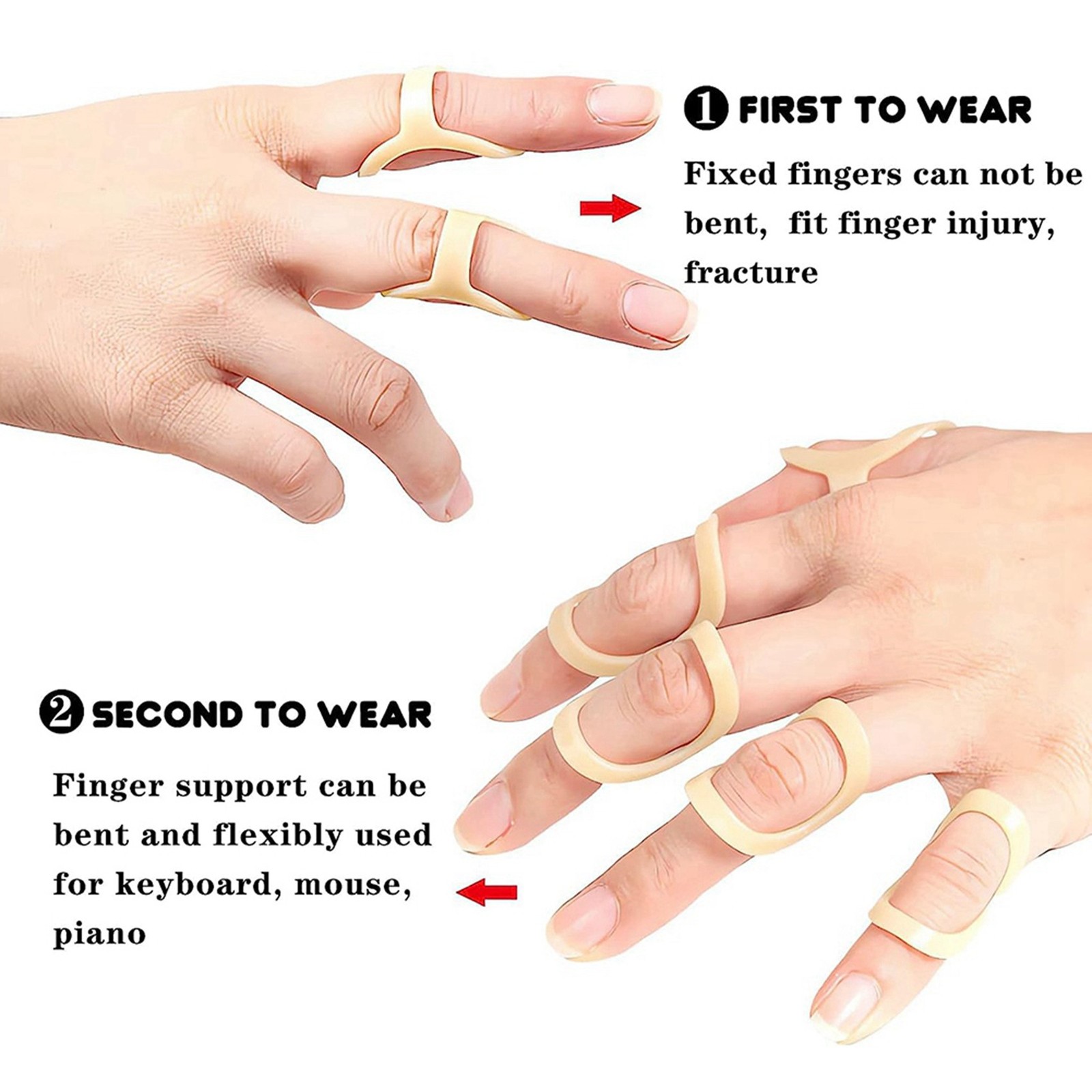20 PCS Trigger Finger Splint, Support and for Arthritis, Finger1776