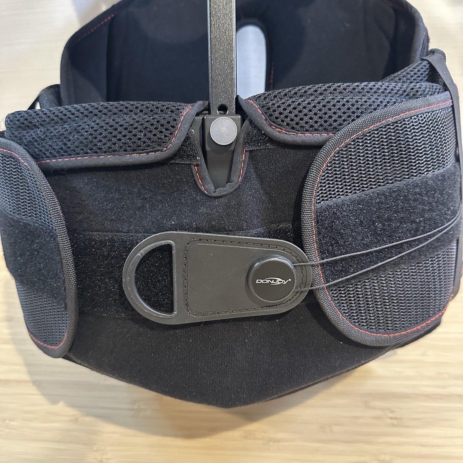 DonJoy Back Brace II TLSO Size Medium Black with Shoulder Straps Thoracic Aid
