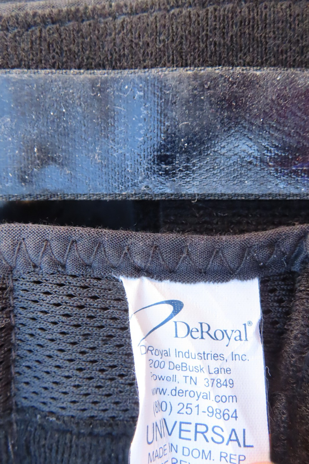 DeRoyal MAXAlign Dual Boa-Coiler Adjustable Lumbar Back Brace Black GREAT COND