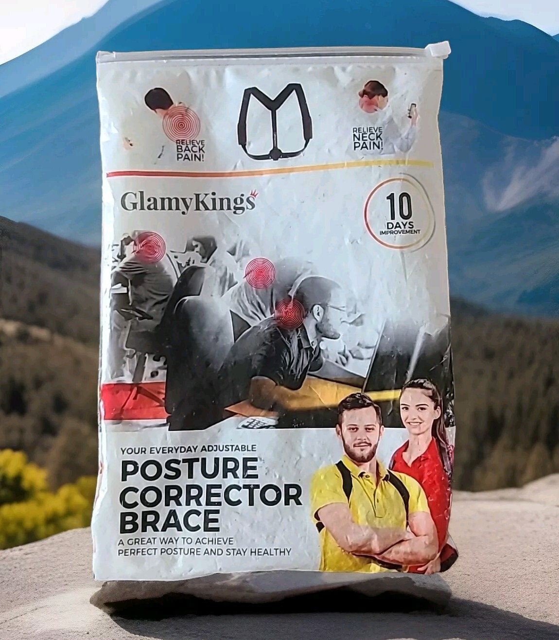 Glamy Kings Back Posture Corrector Haltungskorrektor schwarz